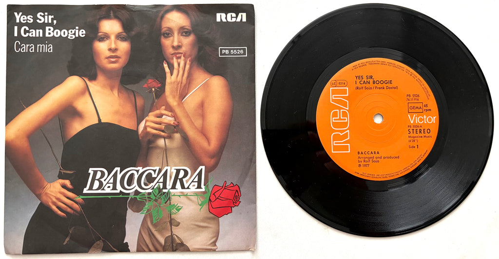 Baccara - Yes Sir, I Can Boogie - 7" Vinyl Single (1978)