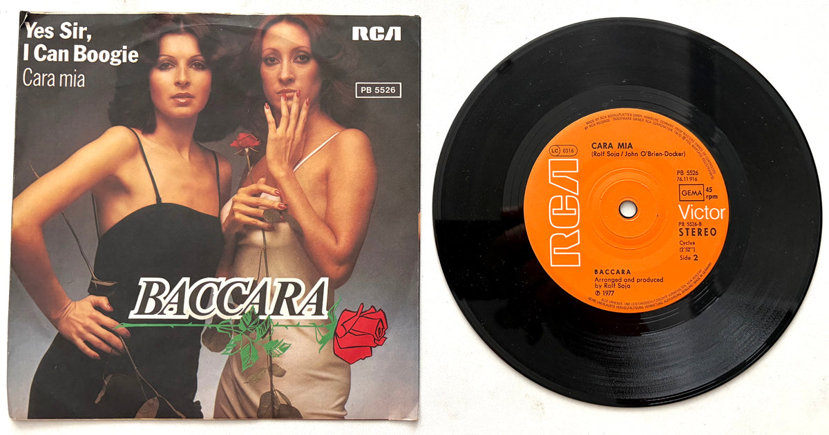 Baccara - Yes Sir, I Can Boogie - 7" Vinyl Single (1978)