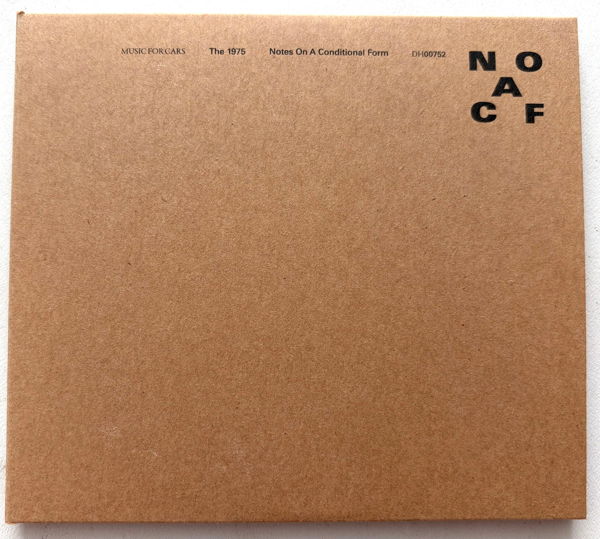 The 1975 - Notes On A Conditional Form - CD Album (2020)