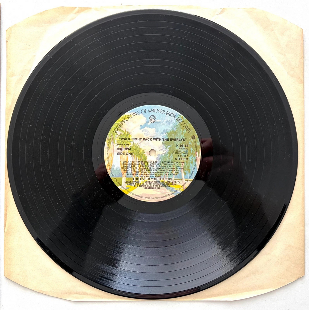 The Everly Brothers - Walk Right Back With The Everlys - LP 12" Album (1975)