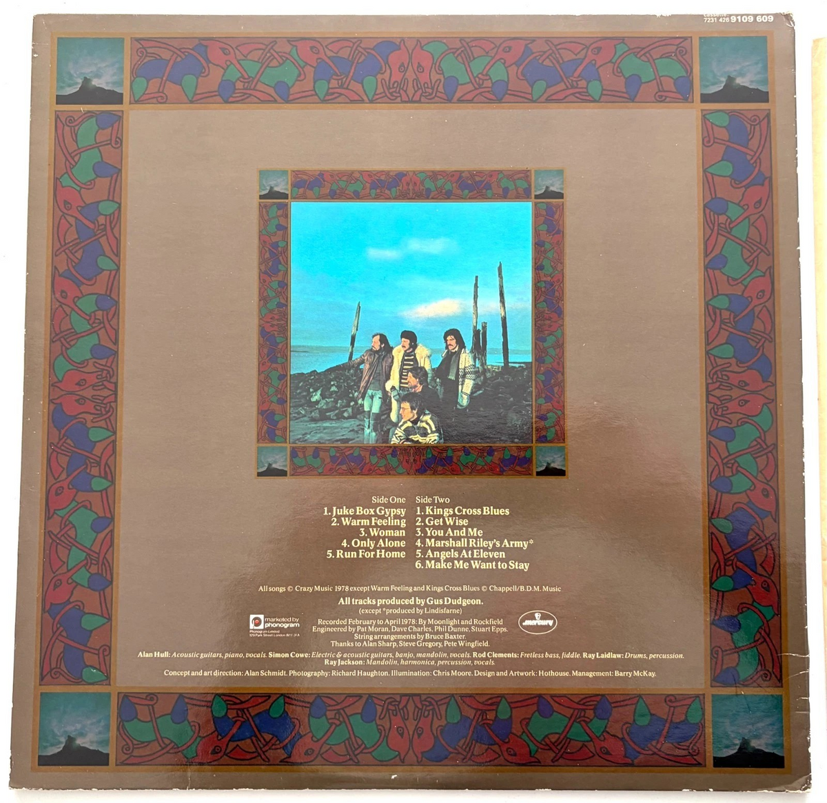 Lindisfarne - Back And Forth - LP 12" Vinyl Album (1978)