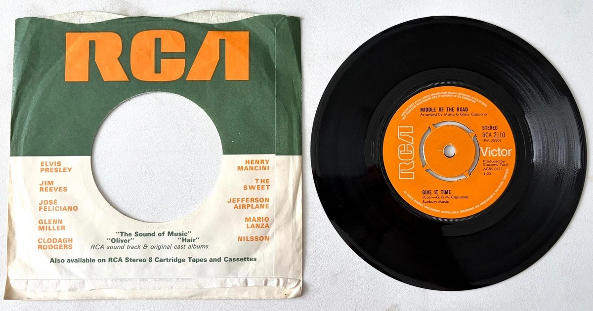 Middle Of The Road - Tweedle Dee, Tweedle Dum - 7" Vinyl Single (1971)