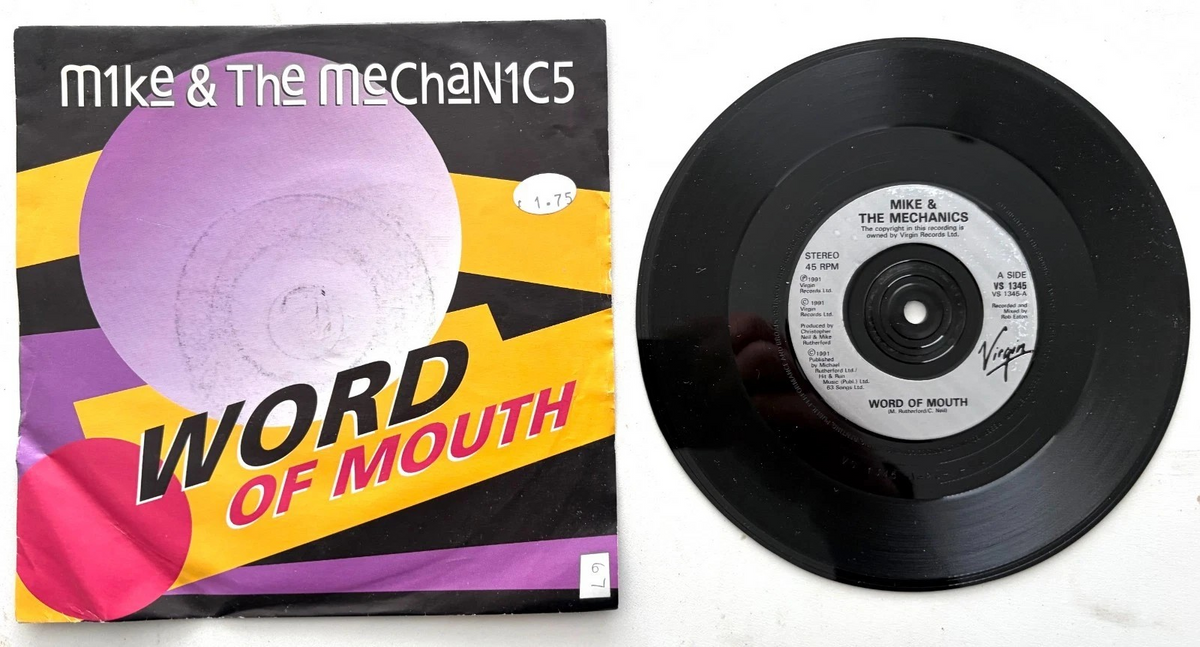 Mike & The Mechanics - Word Of Mouth - 7" Vinyl Single (1991)