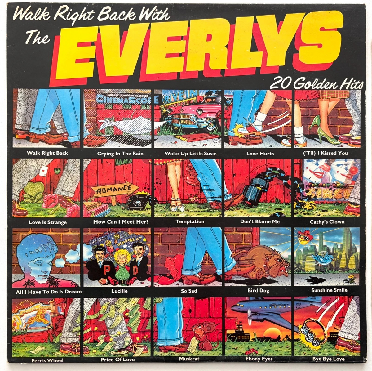 The Everly Brothers - Walk Right Back With The Everlys - LP 12" Album (1975)
