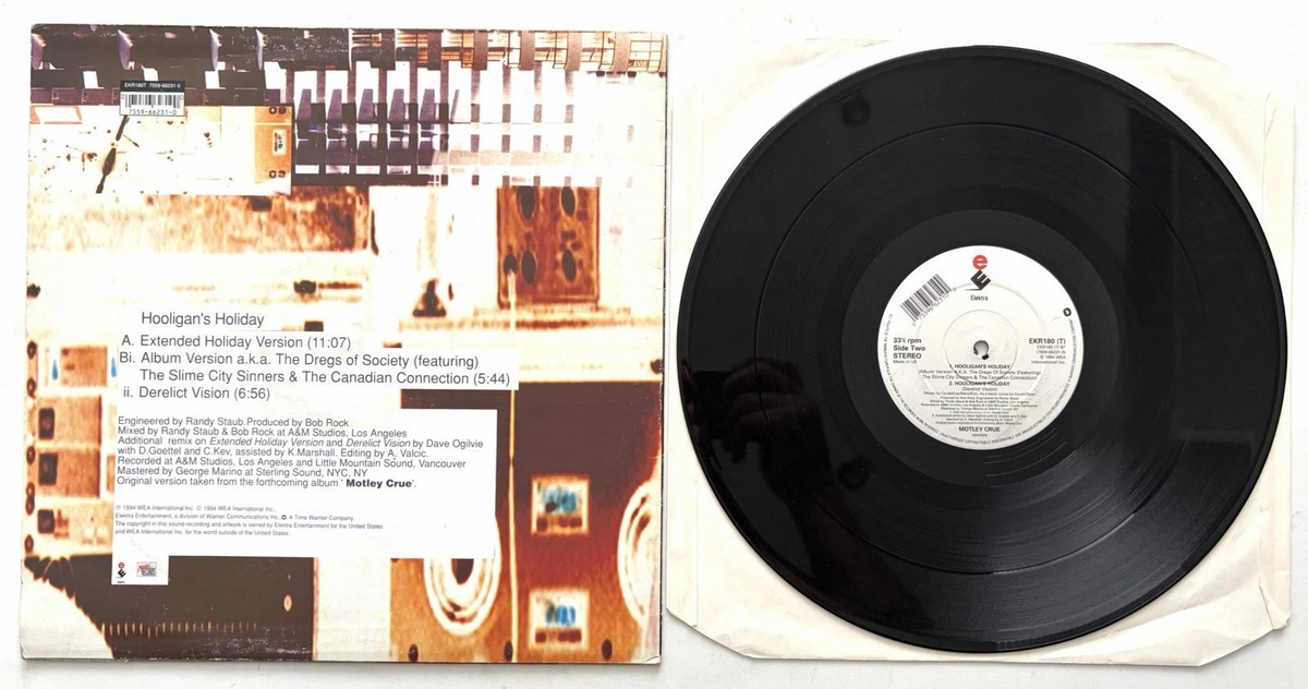 Motley Crue - Hooligan's Holiday - 12" Single (1994)