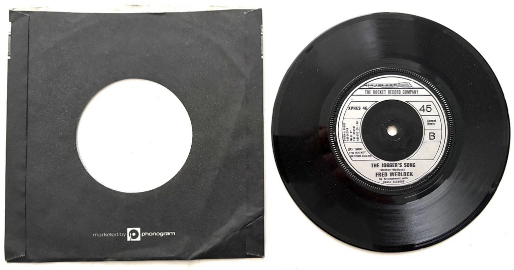 Fred Wedlock - Oldest Swinger In Town - 7" Vinyl Single (1980)