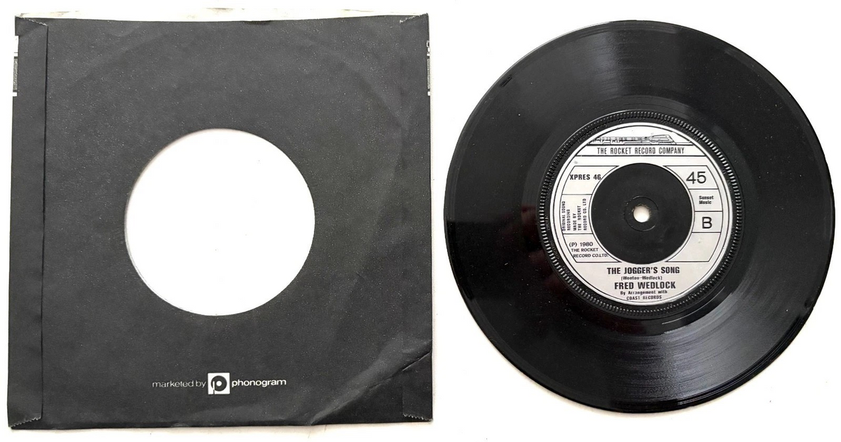 Fred Wedlock - Oldest Swinger In Town - 7" Vinyl Single (1980)