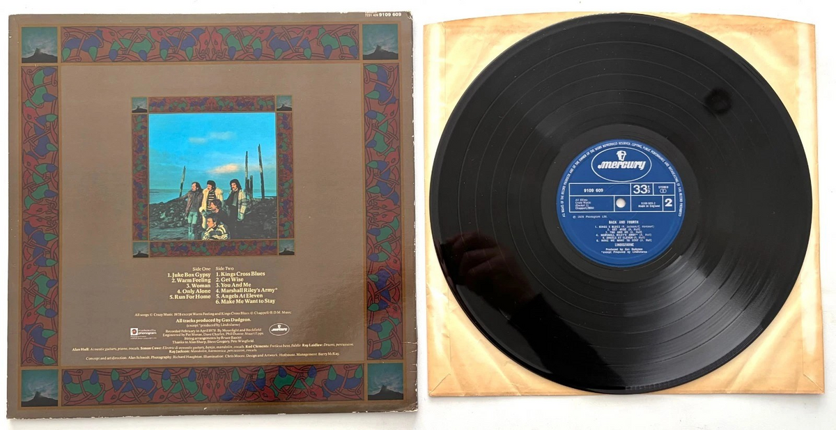 Lindisfarne - Back And Forth - LP 12" Vinyl Album (1978)