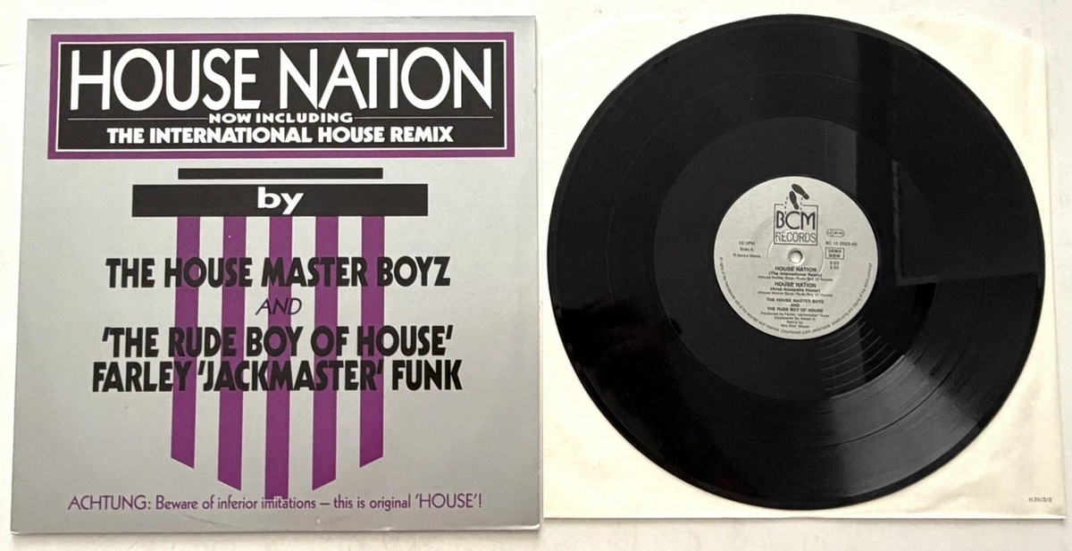 The House Master Boyz - House Nation - 12" Vinyl Single (1987)