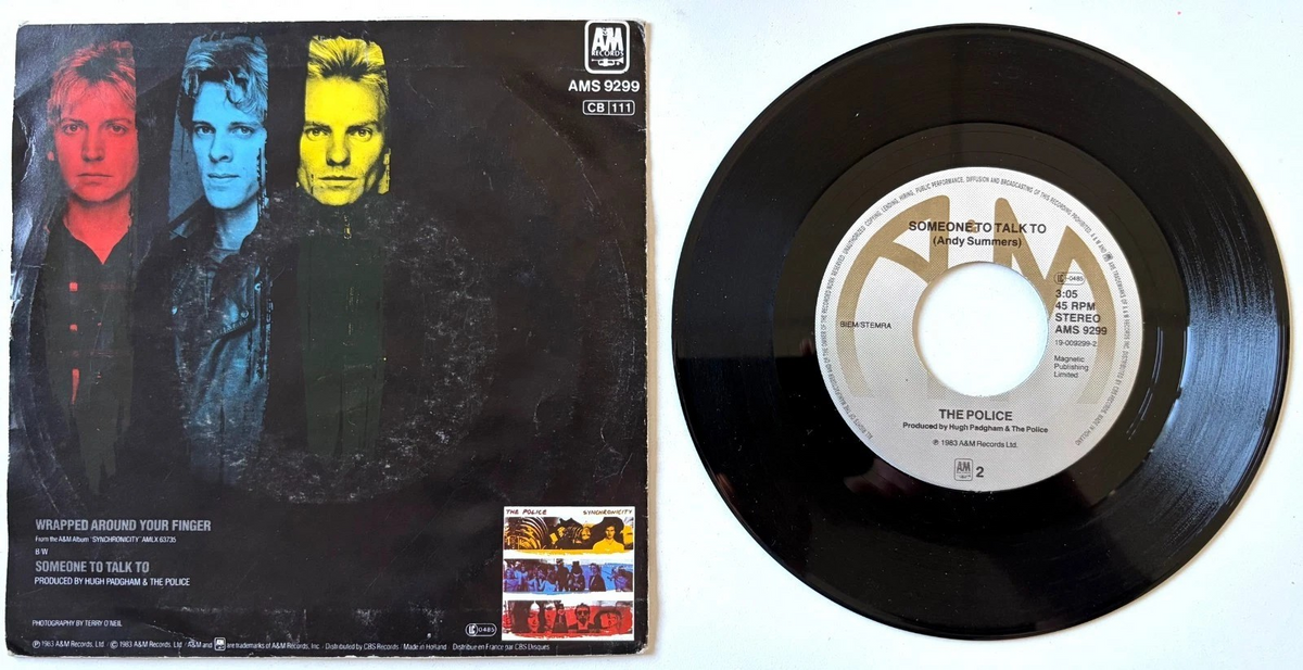 The Police - Wrapped Around Your Finger - 7" Vinyl Single (1983)