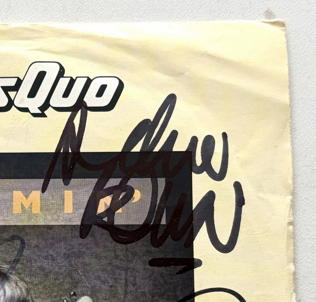 Status Quo, Dreamin', Signed Autographed 7" Vinyl Single