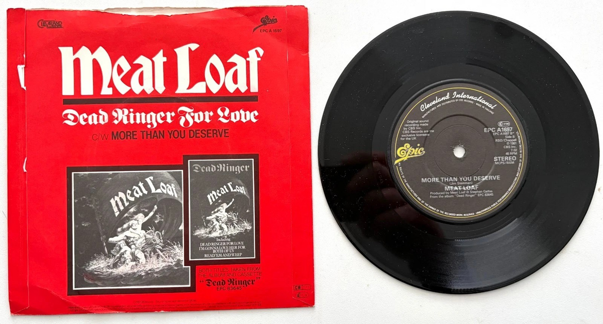 Meat Loaf - Dead Ringer For Love - 7" Vinyl Single (1981)