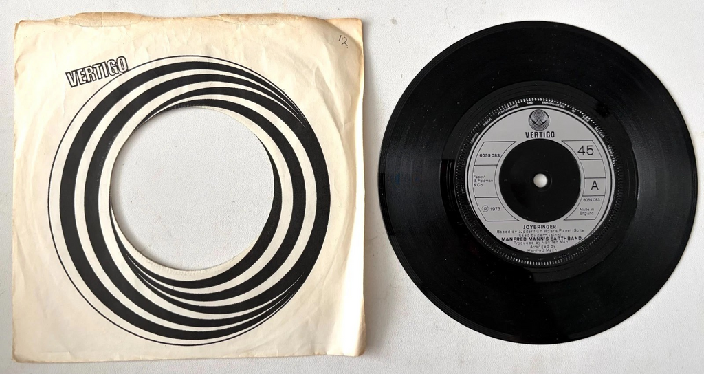 Manfred Mann's Earthband - Joybringer - 7" Vinyl Single (1973)