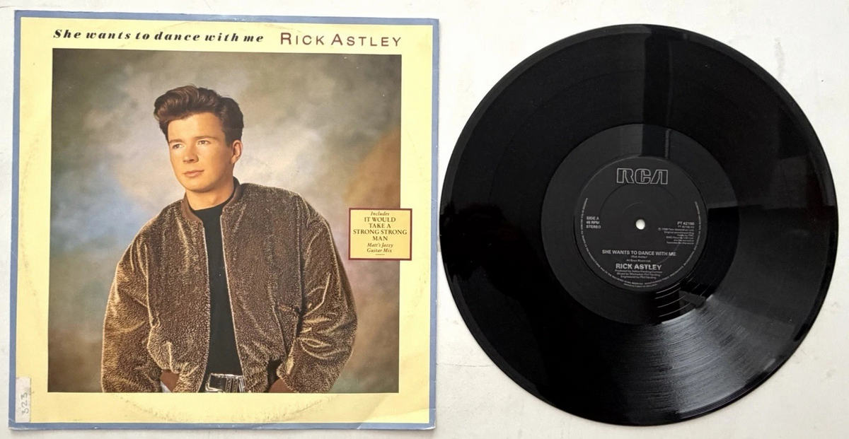 Rick Astley - She Want's To Dance With Me - 12" Single (1988)