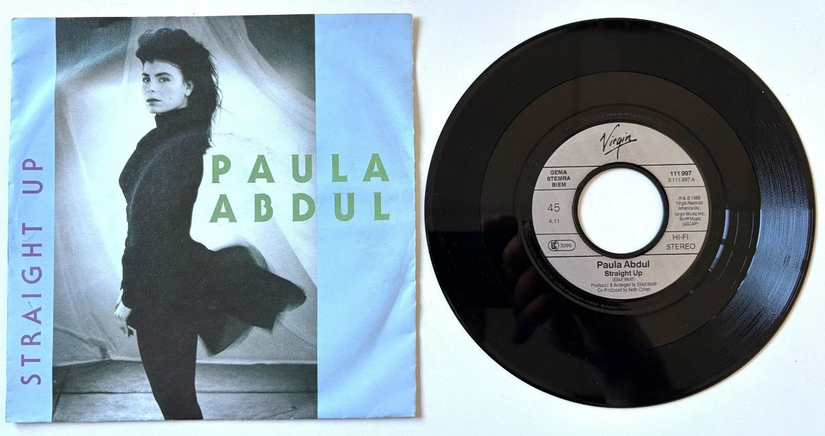 Paula Abdul - Straight Up - 7" Vinyl Single (1988)