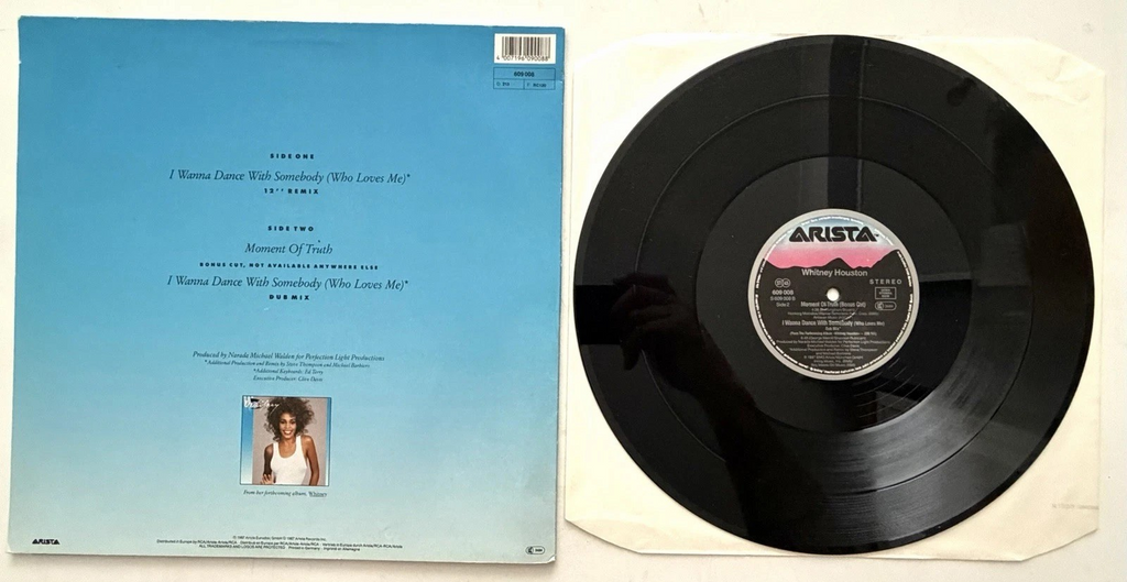 Whitney Houston - I Wanna Dance With Somebody - 12" Vinyl Single (1987)
