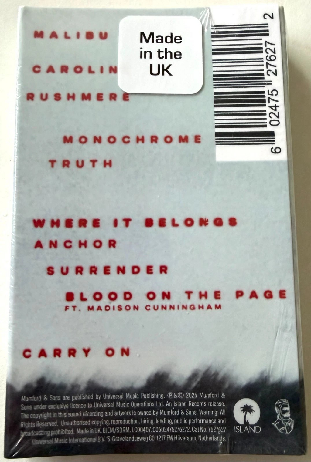 Mumford & Sons - Rushmere - Cassette Album (2025)