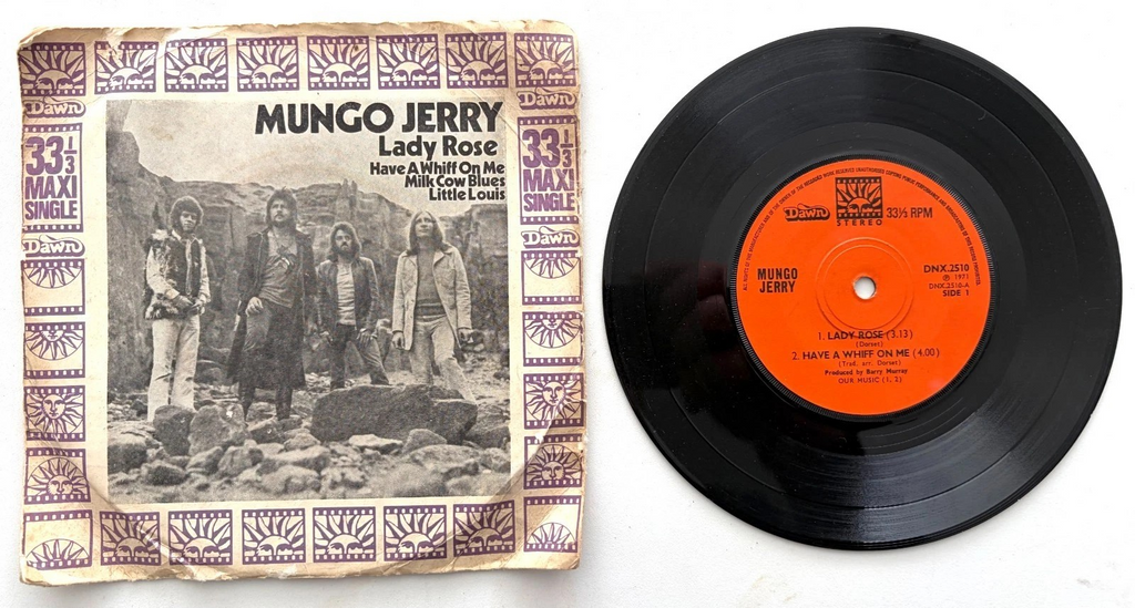 Mungo Jerry - Lady Rose - 7" Vinyl Single (1971)
