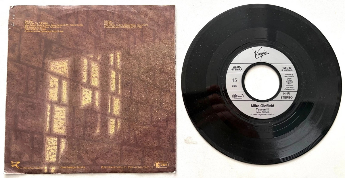 Mike Oldfield - Shadow On The Wall - 7" Vinyl Single (1983)